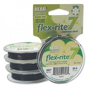 Flexrite 7 Strand Black 0.6mm - 9.1m