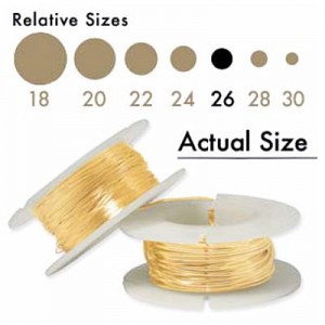 Gold filled 26g Deadsoft Wire 0.41mm -11.6m