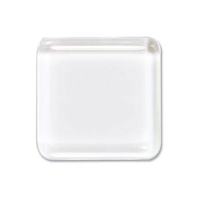 Glass Pendant Square Sml 23mmx23mmx3mm - 40개