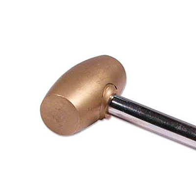 Economy Brass Head Mallet 1 Lb 2 5/8 X 1 Inch