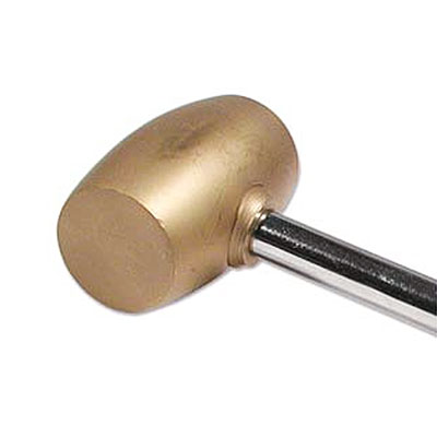 Economy Brass Head Mallet 2 Lb 2 5/8 X 1 1/4 Inch