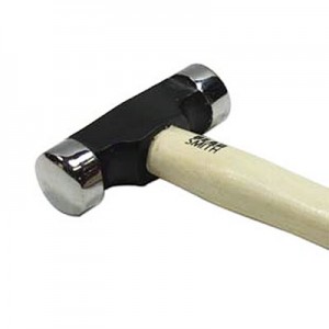 Large Planishing Hammer 24mm Domed & Flat Faces