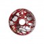 Donut Earring 19x19mm Red-2개