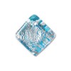 Diamond Earring 15x15mm Turquoise-2개
