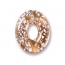 Donut Ovl Pndnt 17x21mm Amber-2개