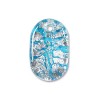 Dog Tag Earring 13x20mm Turquoise-2개