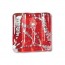 Square Earring 20x20mm Red-2개