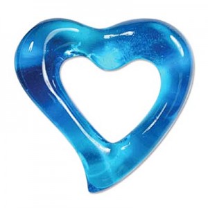 Heart Pendant 47x49mm Turquoise-1개