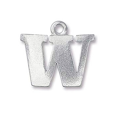 Pewter Letter Charm W 19mm - 3개