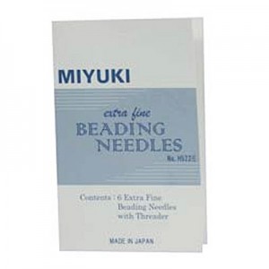 Miyuki Extra Fine Beading Needles 6개 + Threader