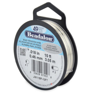 49 Strand Stainless Steel Bead Stringing Wire 0.46mm - 3.1m