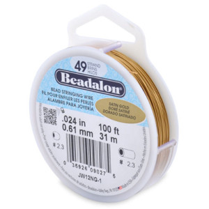 49 Strand Stainless Steel Bead Stringing Wire 0.61mm - 31m