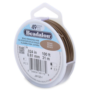 49 Strand Stainless Steel Bead Stringing Wire 0.61mm - 31m