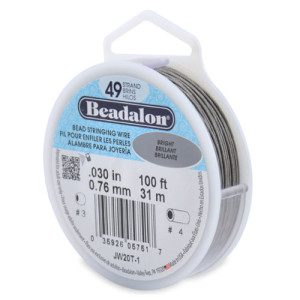 49 Strand Stainless Steel Bead Stringing Wire 0.76mm- 31m