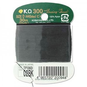 Ko Thread Black Size D - 30m