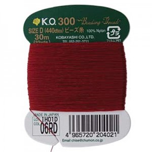 Ko Thread Red Size D - 30m