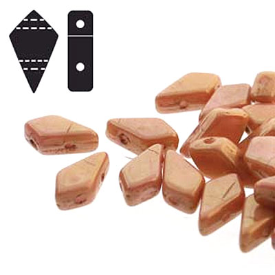 9x5mm 2hl Kite Bead Chalk Red Lstr - 50g(약250개)