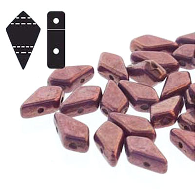 9x5mm 2hl Kite Bead Chalk Purple Vega - 50g(약250개)