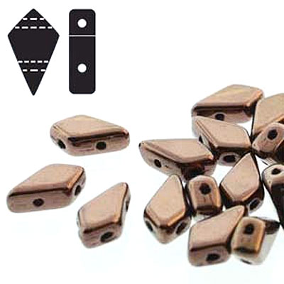 9x5mm 2hl Kite Bead Jet Dk Bronze - 50g(약250개)