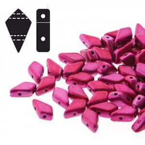 9x5mm 2hl Kite Bead Pink Metalust - 50g(약250개)