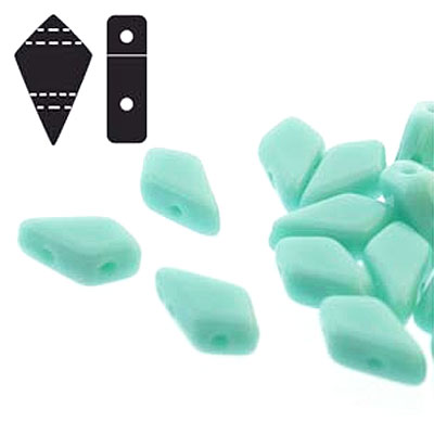 9x5mm 2hl Kite Bead Turq Green - 50g(약250개)