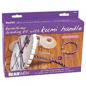 Beadsmith Kumihimo Starter Kit- Kumi Handle
