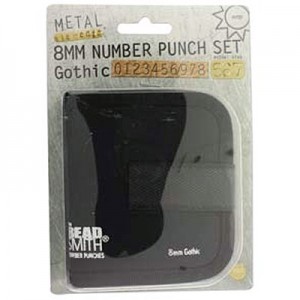 8mm Number Set 9-punches With Case