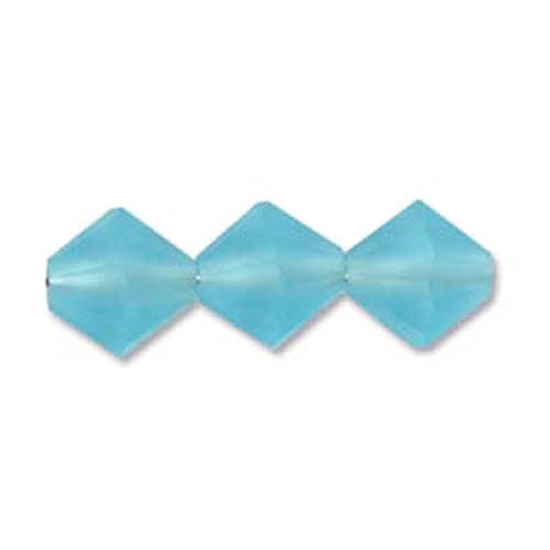 M.c. Bicone 6mm Matte Aqua Bohemica - 36개