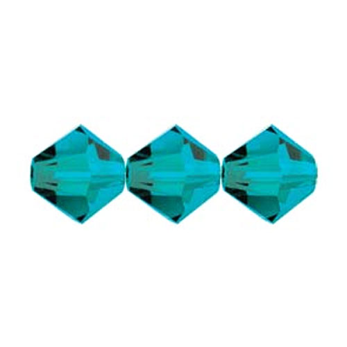 M.c. Bicone 6mm Blue Zircon - 36개