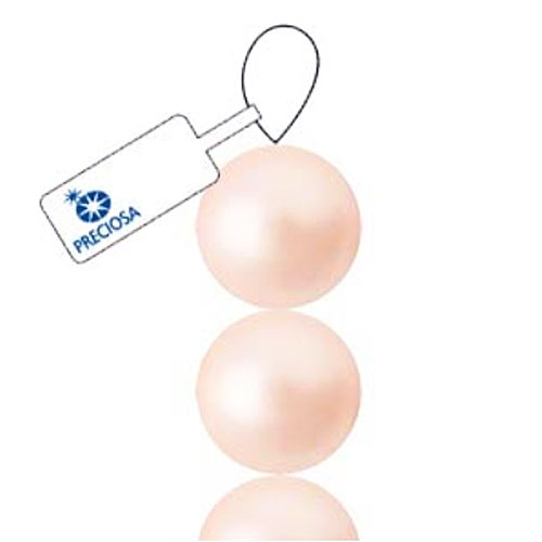 Preciosa Maxima 4mm Pearl Round-peach - 93개