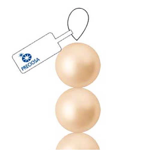 Preciosa Maxima 6mm Pearl Round-gold - 63개