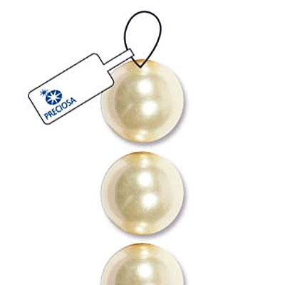 Preciosa Maxima 8mm Pearl Round-cream - 45개