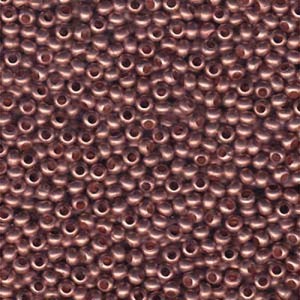 6/0 Metal Seed Bead Matte Copper 4mm-28g(약 170개)