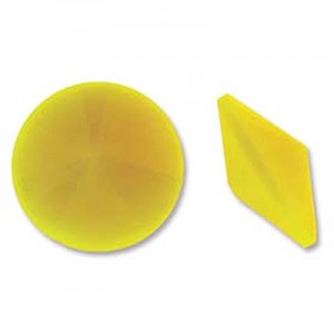 Matubo Rivoli 12mm Opaque Yellow - 10개