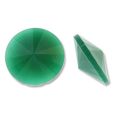 Matubo Rivoli 14mm Dk Alabaster Green - 6개