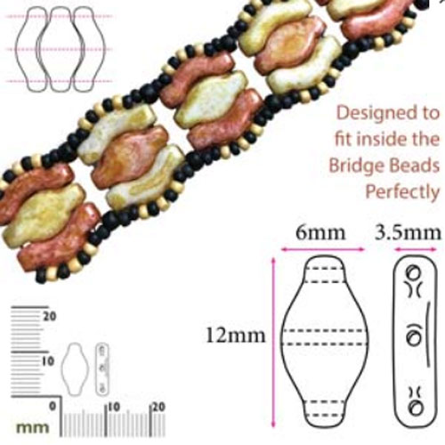 Navette 6x12mm - 50g(약125개)