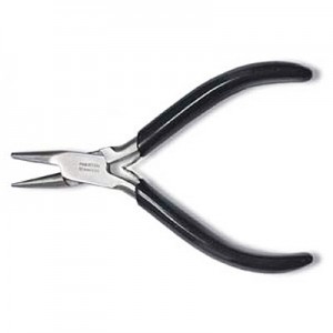 Round Hollow Plier Black Pvc With Spring