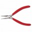 120mm Serrated Chainnose With Spring Red Pvc