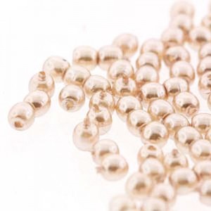 2mm Round Glass Pearls Pink-300개