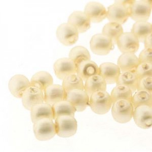 2mm Round Glass Pearls - 300개