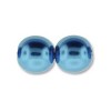 3mm Round Glass Pearls Persian Blue-300개
