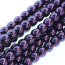 4mm Round Glass Pearls Purple-360개