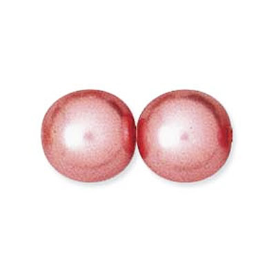 6mm Round Glass Pearls Blush-300개