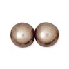 6mm Round Glass Pearls Cocoa-300개