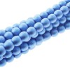 8mm Round Glass Pearls -150개