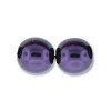 8mm Round Glass Pearls Purple-150개