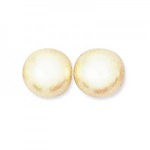 10mm Round Glass Pearls Cream Pearl-150개