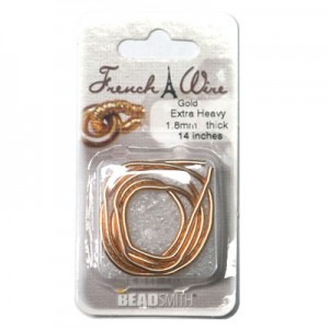 French Wire New Gold Extra Heavy 1.8mm- 2개 70Cm