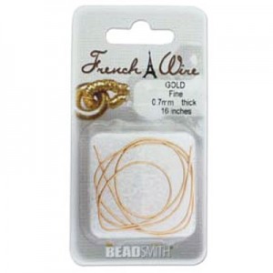 French Wire New Gold Fine 0.7mm- 2개 80Cm