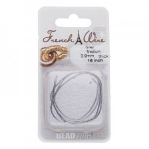 French Wire Grey Color Medium  0.9mm- 2개 70Cm